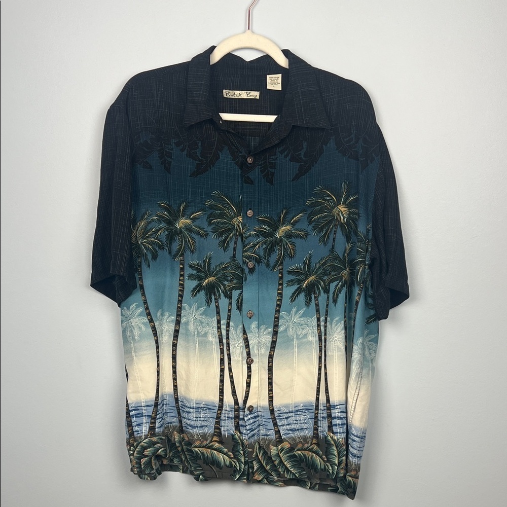 Batik Bay large men’s tropical Hawaiian button down shirt